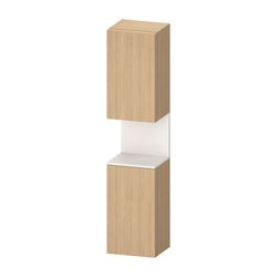 Duravit Qatego Hochschrank Dekor 360x400x1760mm Natur Eiche Matt/Weiß SM, 2 Tü... DURAVIT-QA1346L84300000 4067116208597 (Abb. 1)