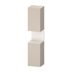 Duravit Qatego Hochschrank Dekor 360x400x1760mm Taupe Matt/Weiß SM, 2 Türen R,... DURAVIT-QA1346R84910000 4067116162165 (Abb. 1)