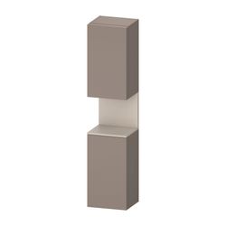 Duravit Qatego Hochschrank Dekor 360x400x1760mm Basalt Matt/Taupe Matt, 2 Türe... DURAVIT-QA1346L91430000 4067116207781 (Abb. 1)