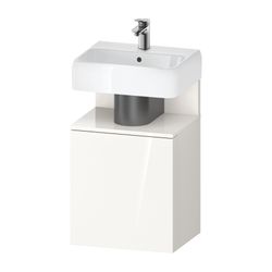 Duravit Qatego Waschtischunterbau wandh. 350x440x645mm Weiß Hochglanz, Dekor, ... DURAVIT-QA4076R22220000 4067116216905 (Abb. 1)