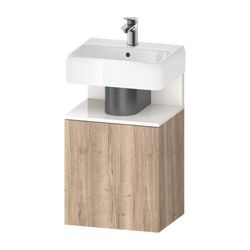 Duravit Qatego Waschtischunterbau wandh. 350x440x645mm Eiche Mar. Matt/Weiß Ho... DURAVIT-QA4076R22550000 4067116164244 (Abb. 1)