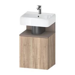 Duravit Qatego Waschtischunterbau wandh. 350x440x645mm L Eiche Mar. Matt/Basal... DURAVIT-QA4076L43550000 4067116218015 (Abb. 1)