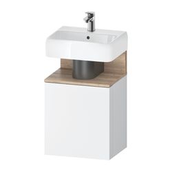 Duravit Qatego Waschtischunterbau wandh. 350x440x645mm Mattweiß, Dekor, Nische... DURAVIT-QA4076R55180000 4067116164947 (Abb. 1)