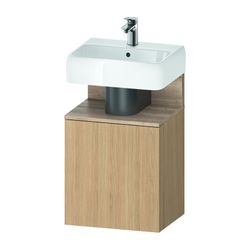 Duravit Qatego Waschtischunterbau wandh. 350x440x645mm L, Natur Eiche Matt/Eic... DURAVIT-QA4076L55300000 4067116163681 (Abb. 1)