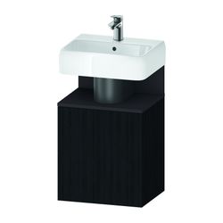 Duravit Qatego Waschtischunterbau wandh. 350x440x645mm Eiche Mattschwarz Dekor... DURAVIT-QA4076R80160000 4067116165104 (Abb. 1)