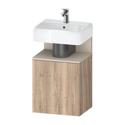 Duravit Qatego Waschtischunterbau wandh. 350x440x645mm Eiche Mar. Matt/Taupe S... DURAVIT-QA4076R83550000 4067116165241 (Abb. 1)