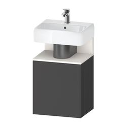 Duravit Qatego Waschtischunterbau wandh. 350x440x645mm Graphit Matt, Dekor, Ni... DURAVIT-QA4076R84490000 4067116165302 (Abb. 1)