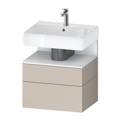 Duravit Qatego Waschtischunterbau wandh 470x590x590mm Taupe Matt/Mattweiß, Gri... DURAVIT-QA4393018910010 4067116221442 (Abb. 1)
