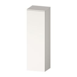 Duravit Qatego Halbhochschrank Dekor 360x400x1320mm, Weiß SM, 1 Tür L, 3 Glasf... DURAVIT-QA1345L84840000 4067116206258 (Abb. 1)