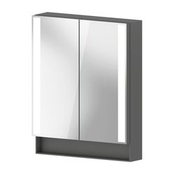 Duravit Qatego Spiegelschrank Wandmontage 155x600x750mm, Graphit, 2 Türen L/R,... DURAVIT-QA7150049490000 4067116205237 (Abb. 1)