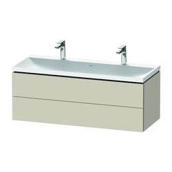 Duravit L-Cube Waschtisch-Set C-shaped wh Echtholzfurnier, 480x1200x480mm, Tau... DURAVIT-LC6954O83830000 4067116317503 (Abb. 1)