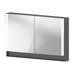 Duravit Qatego Spiegelschrank Wandmontage 155x1200x750mm, Graphit, 2 Türen L/R... DURAVIT-QA7153049492000 4067116205657 (Abb. 1)