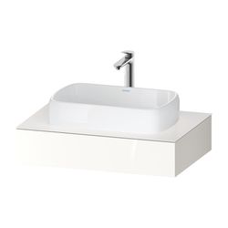Duravit Qatego Konsole 550x800x170mm, 1 Ausschnitt/Waschplatz, Weiß Hochglanz,... DURAVIT-QA4800022220000 4067116258417 (Abb. 1)