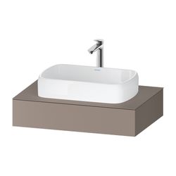 Duravit Qatego Konsole 550x800x170mm, 1 Ausschnitt/Waschplatz, Basalt Matt, oh... DURAVIT-QA4800043430000 4067116258424 (Abb. 1)
