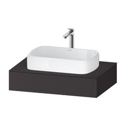 Duravit Qatego Konsole 550x800x170mm, 1 Ausschnitt/Waschplatz, Graphit SM, ohn... DURAVIT-QA4800080800000 4067116258455 (Abb. 1)