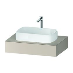 Duravit Qatego Konsole 550x800x170mm, 1 Ausschnitt/Waschplatz, Taupe Matt, ohn... DURAVIT-QA4800091910000 4067116258448 (Abb. 1)