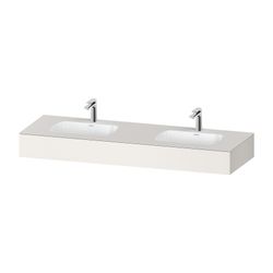Duravit Qatego Einbauwaschtisch mit Konsole 550x1600x170mm, Weiß SM, mit Überl... DURAVIT-QA4695084840000 4067116204612 (Abb. 1)