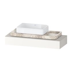 Duravit Qatego Konsole 480x1200-2000x170mm, 1 Ausschnitt/Waschplatz, Weiß SM, ... DURAVIT-QA4699084840000 4067116204698 (Abb. 1)