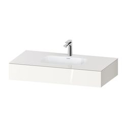 Duravit Qatego Einbauwaschtisch mit Konsole 550x1000x170mm, Weiß Hochglanz, mi... DURAVIT-QA4691022220000 4067116259216 (Abb. 1)
