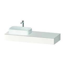 Duravit Qatego Konsole 550x1400x170mm, 1 Ausschnitt/Waschplatz, Weiß SM, ohne ... DURAVIT-QA4803084840000 4067116258714 (Abb. 1)