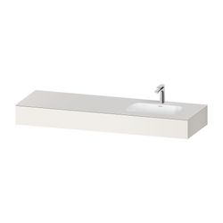 Duravit Qatego Einbauwaschtisch mit Konsole 550x1600x170mm, Weiß SM, mit Überl... DURAVIT-QA4694084840000 4067116259513 (Abb. 1)