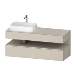 Duravit Qatego Konsolenwaschtischunterbau wandhäng. 550x1400x600mm 1 OF L, Tau... DURAVIT-QA4765083830000 4067116229257 (Abb. 1)
