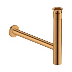 Duravit Universal Designsiphon Bronze gebürstet, Messing, waagerecht, geeignet für ... DURAVIT-0050360400 4067116087123 (Abb. 1)