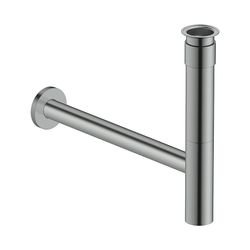 Duravit Universal Designsiphon Edelstahl gebürstet, Messing, waagerecht, geeignet f... DURAVIT-0050367000 4067116087147 (Abb. 1)