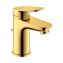 Duravit Wave Einhebel-Waschtischmischer S, Gold poliert, 5l/min, Hebelgriff, mit ... DURAVIT-WA1010001034 4067116105087 (Abb. 1)