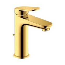 Duravit Wave Einhebel-Waschtischmischer M, Gold poliert, 5l/min, Hebelgriff, mit ... DURAVIT-WA1020001034 4067116105223 (Abb. 1)