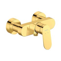 Duravit Wave Einhebel-Brausemischer Aufputz, Gold poliert, 24l/min, S-Anschlüsse,... DURAVIT-WA4230000034 4067116105735 (Abb. 1)