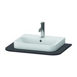 Duravit Happy D.2 Konsole 480x650x16mm, Graphit SM, ohne Konsolenträger, 1 Ausschn... DURAVIT-HP031B08080 4053424872551 (Abb. 1)