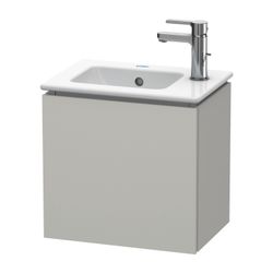 Duravit L-Cube Waschtischunterbau wandh. 294x420x400mm, R, Betongrau Matt, Grifflo... DURAVIT-LC6272R0707 4053424647296 (Abb. 1)