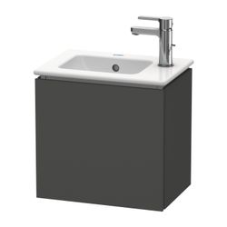 Duravit L-Cube Waschtischunterbau wandh. 294x420x400mm, R, Graphit Matt, Grifflos,... DURAVIT-LC6272R4949 4053424109138 (Abb. 1)