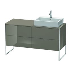 Duravit XSquare Konsolenwaschtischunterbau bodenst. 548x1400x778mm R, ohne KSP Fla... DURAVIT-XS4923R8989 4053424562964 (Abb. 1)