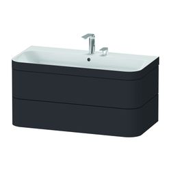 Duravit Happy D.2 Waschtisch-Set C-bonded wh Lack 490x975x480mm, 2 Schubkästen, We... DURAVIT-HP4638N8484 4067116031874 (Abb. 1)