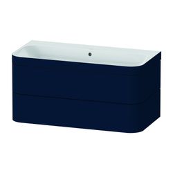 Duravit Happy D.2 Waschtisch-Set C-bonded wh Lack, 490x975x480mm Nachtblau Seidenm... DURAVIT-HP4638N9898 4053424978901 (Abb. 1)