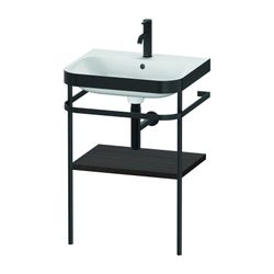 Duravit Happy D.2 Waschtisch-Set C-bonded Metallkonsole Dekor, 490x575x850mm, Nusb... DURAVIT-HP4735O6969 4063382004123 (Abb. 1)