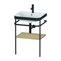 Duravit Happy D.2 Waschtisch-Set C-bonded Metallkonsole Dekor, 490x575x850mm, Medi... DURAVIT-HP4735O7171 4063382004130 (Abb. 1)