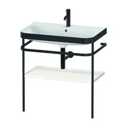 Duravit Happy D.2 Waschtisch-Set C-bonded Metallkonsole Echtholzfurnier, 490x775x8... DURAVIT-HP4737O2222 4063382004536 (Abb. 1)