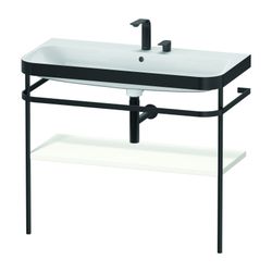 Duravit Happy D.2 Waschtisch-Set C-bonded Metallkonsole Lack 490x975x850mm, Taupe ... DURAVIT-HP4738O8383 4067116019537 (Abb. 1)