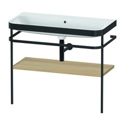 Duravit Happy D.2 Waschtisch-Set C-bonded Metallkonsole Lack, 490x975x850mm, Medit... DURAVIT-HP4738N7171 4063382004901 (Abb. 1)