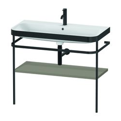 Duravit Happy D.2 Waschtisch-Set C-bonded Metallkonsole Lack, 490x975x850mm, Stein... DURAVIT-HP4738O9292 4063382005052 (Abb. 1)