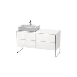 Duravit XSquare Konsolenwaschtischunterbau bodenstehend 548x1400x778mm ohne KSP Ta... DURAVIT-XS4923R8383 4067116060140 (Abb. 1)