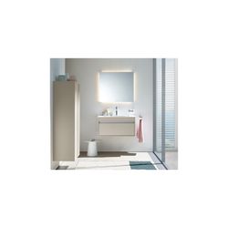 Duravit Licht und Spiegel Wandmontage 35x800x700mm, Mattweiß, Good, LED oben, ... DURAVIT-LM7836000000000 4063382551917 (Abb. 1)
