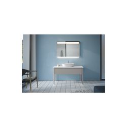 Duravit Luv Konsolenwaschtischunterbau bodenstehend 570x1338x743mm ohne KSP Taupe ... DURAVIT-LU956106060 4053424465388 (Abb. 1)