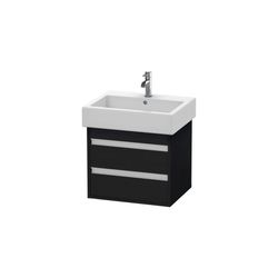 Duravit Ketho Waschtischunterbau wandhäng. 440x550x480mm, Eiche Mattschwarz, Griff... DURAVIT-KT663601616 4063382084477 (Abb. 1)