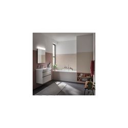Duravit D-Code Zahnputzbecher 102x118x97mm, Chrom/Mattweiß, Schraubbefestigung, wan... DURAVIT-0099191000 4021534636165 (Abb. 1)
