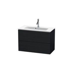 Duravit L-Cube Waschtischunterbau wandh. 391x820x550mm Compact, Eiche Mattschwarz,... DURAVIT-LC625701616 4063382093103 (Abb. 1)