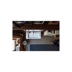 Duravit White Tulip Waschtisch 490x1055x155mm WonderGliss Weiß Hochglanz, Rechteck... DURAVIT-23631000001 4053424980034 (Abb. 1)